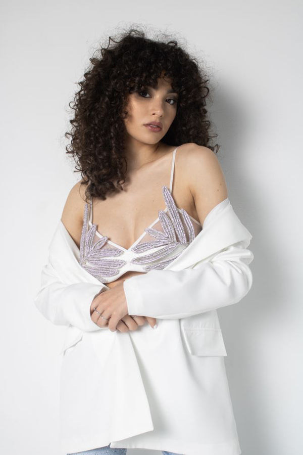 BRALETTE 484 IRIS - BIANCO