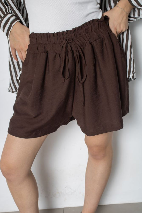 SHORTS 1027 IRIS - MARRONE