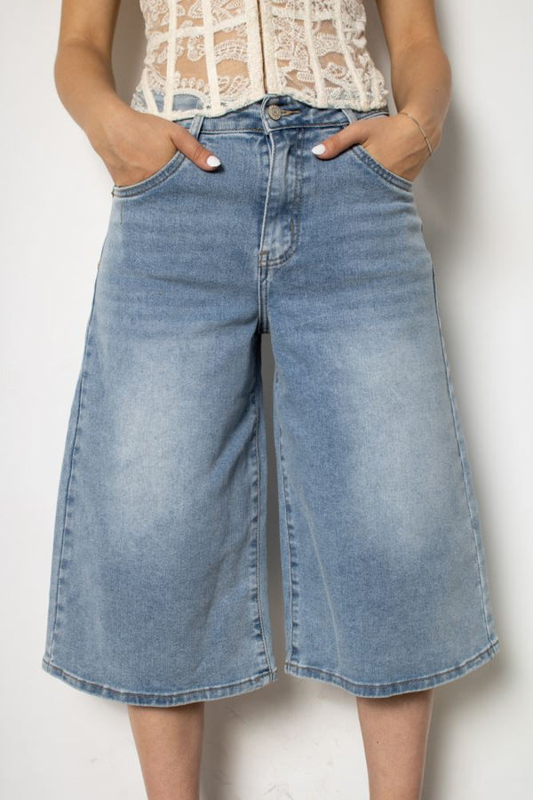 BERMUDA BAGGY  - JEANS