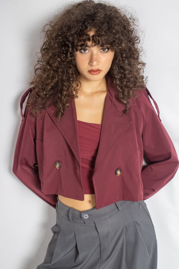 TRENCH 014 IRIS  - BORDEAU