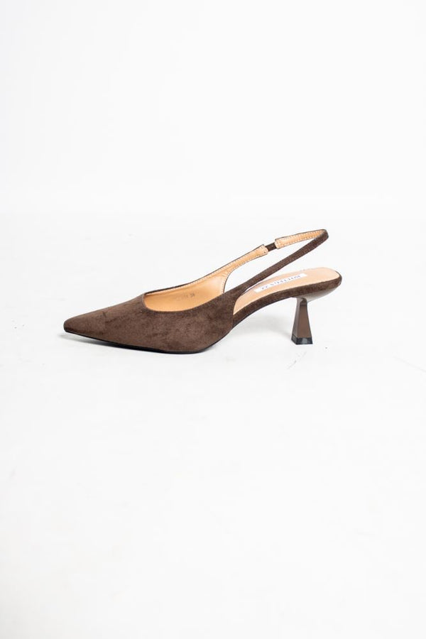 SLING BACK IRIS - MARRONE