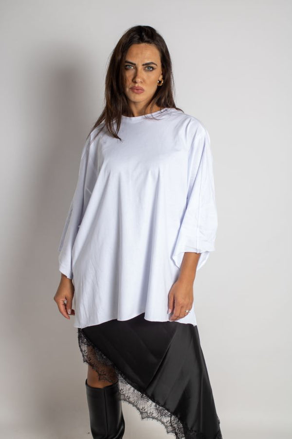 T-SHIRT OVERSIZE - BIANCO