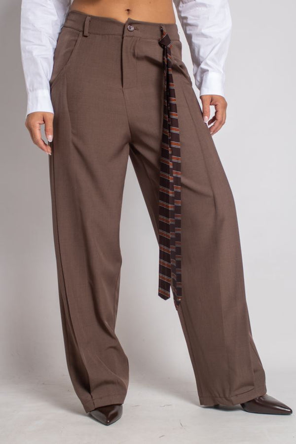 PANATALONE 289 IRIS  - MARRONE