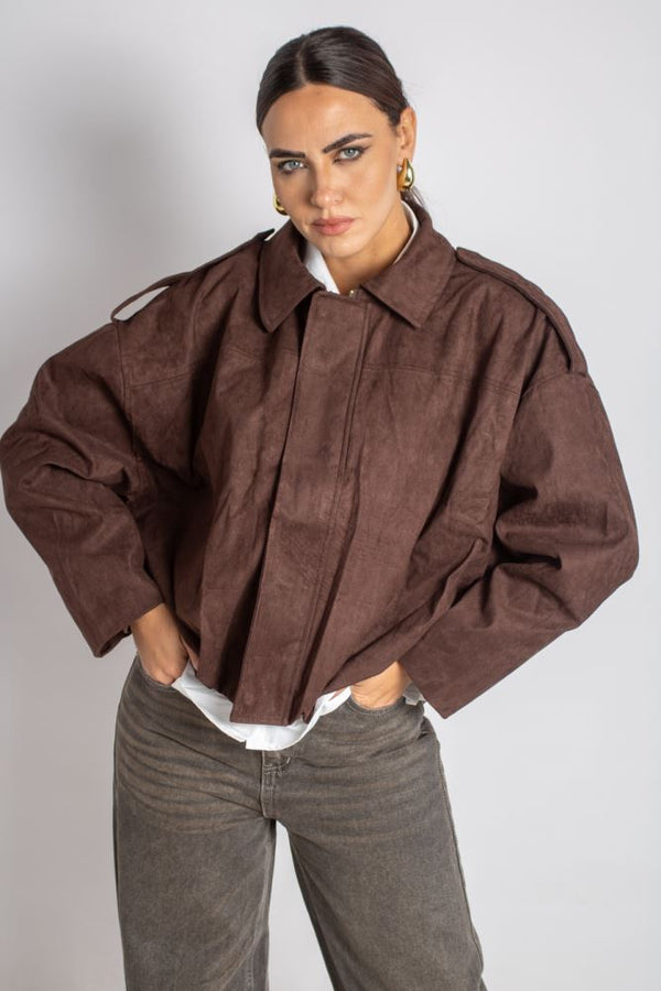 VIRAL BOMBER  - MARRONE