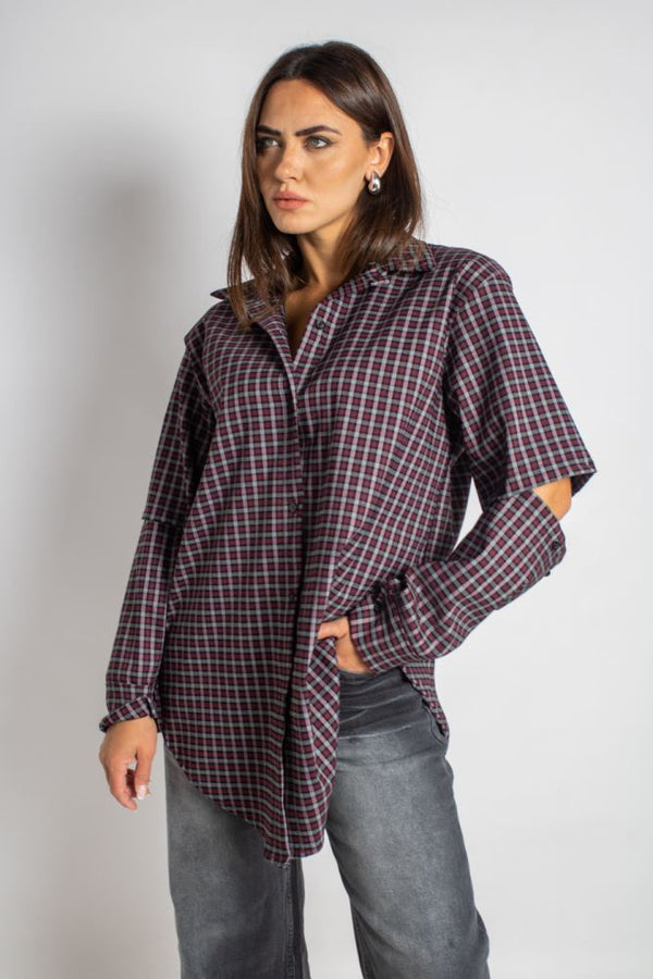 CAMICIA 303 IRIS - WINE