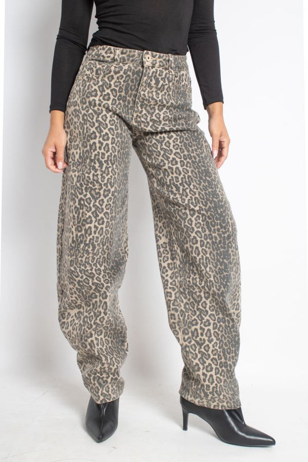 JEANS 302 IRIS - LEOPARDATO