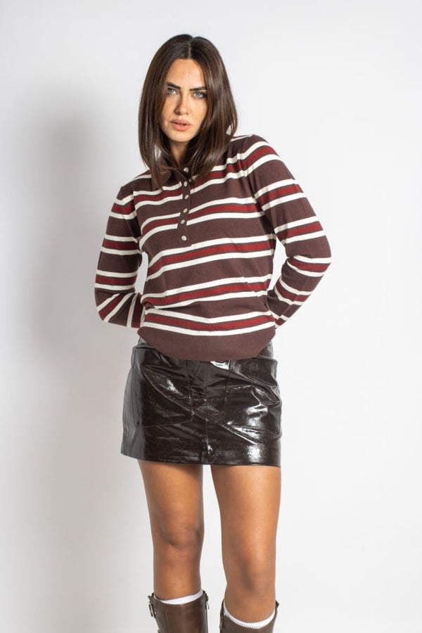 POLO 333 IRIS - MARRONE