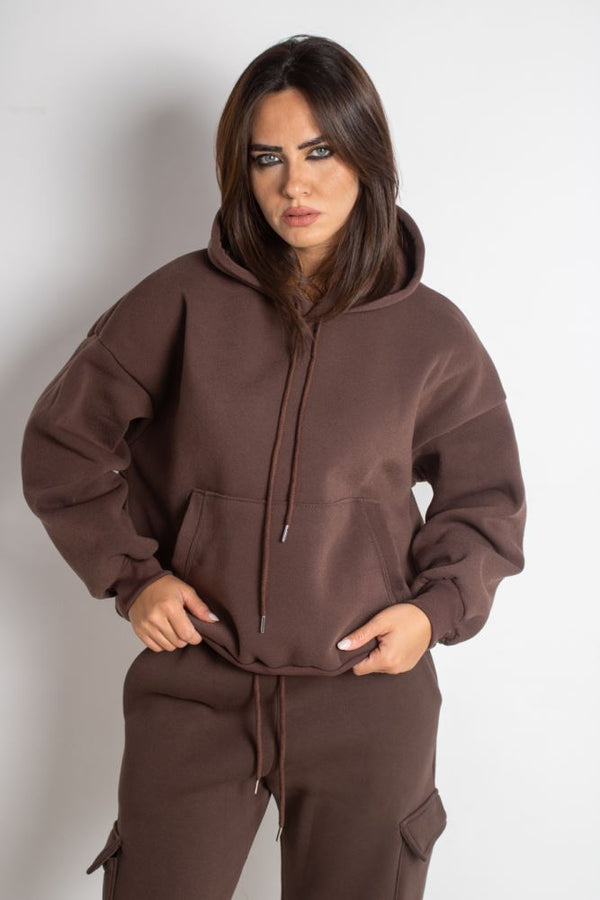 FELPA 428 IRIS - MARRONE