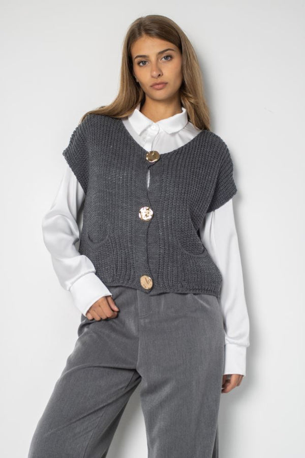 GILET 270 IRIS - GRIGIO