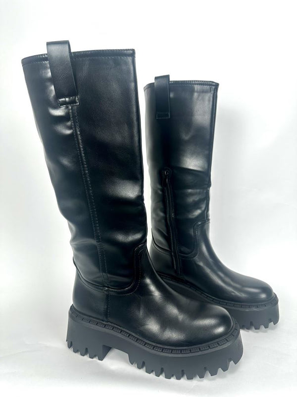 COMBAT BOOTS - NERO