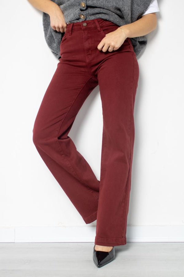 JEANS 413 IRIS - WINE